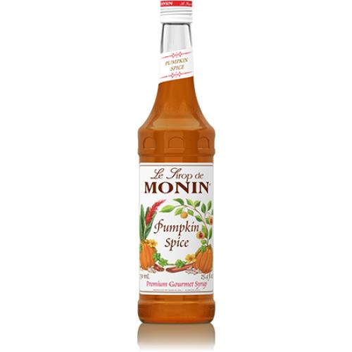 Monin Pumpkin Spice Syrup Bottle - 750ml-Syrups-monin-Restaurant Supply Drop