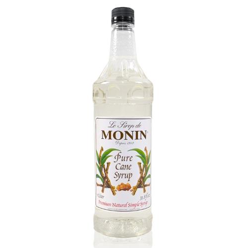 Monin Pure Cane Sweetener Syrup Bottle - 1 Liter-Syrups-monin-Restaurant Supply Drop