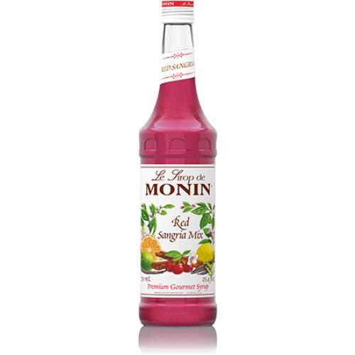 Monin Red Sangria Mix Syrup Bottle - 750ml-Syrups-monin-Restaurant Supply Drop