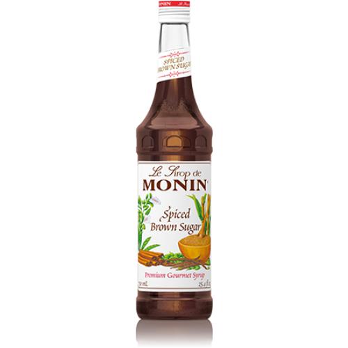 Monin Spiced Brown Sugar Syrup Bottle - 750ml-Syrups-monin-Restaurant Supply Drop