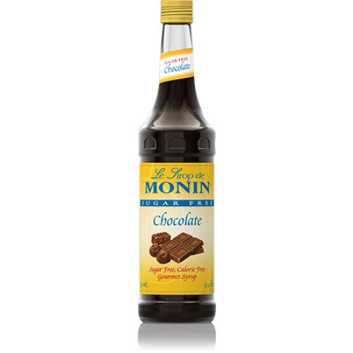 Monin Sugar Free Chocolate Syrup Bottle - 750ml-Syrups-monin-Restaurant Supply Drop