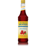 Monin Sugar Free Strawberry Syrup Bottle - 750ml-Syrups-monin-Restaurant Supply Drop