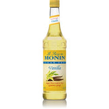 Monin Sugar Free Vanilla Syrup Bottle - 750ml-Syrups-monin-Restaurant Supply Drop