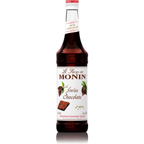 Monin Swiss Chocolate Syrup Bottle - 750ml-Syrups-monin-Restaurant Supply Drop