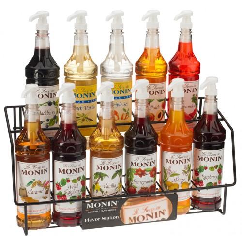 Monin Syrup Wire Rack (11 Bottles)-Syrups-monin-Restaurant Supply Drop