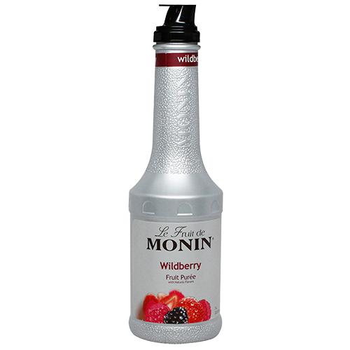 Monin Wildberry Fruit Pure (1L)-Liquid Base & Purees-monin-Restaurant Supply Drop