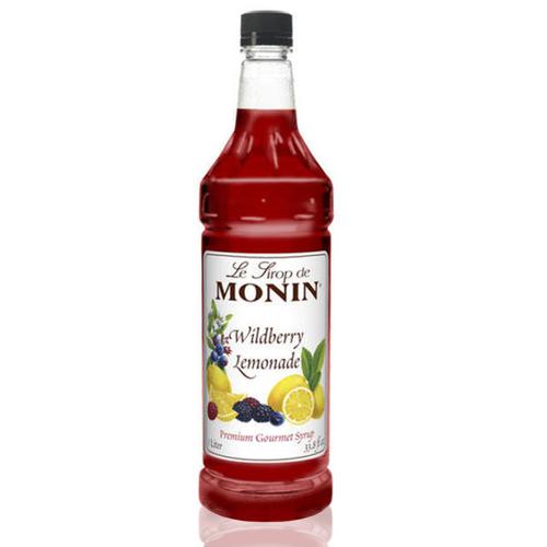 Monin Wildberry Lemonade Syrup Bottle - 1 Liter-Syrups-monin-Restaurant Supply Drop