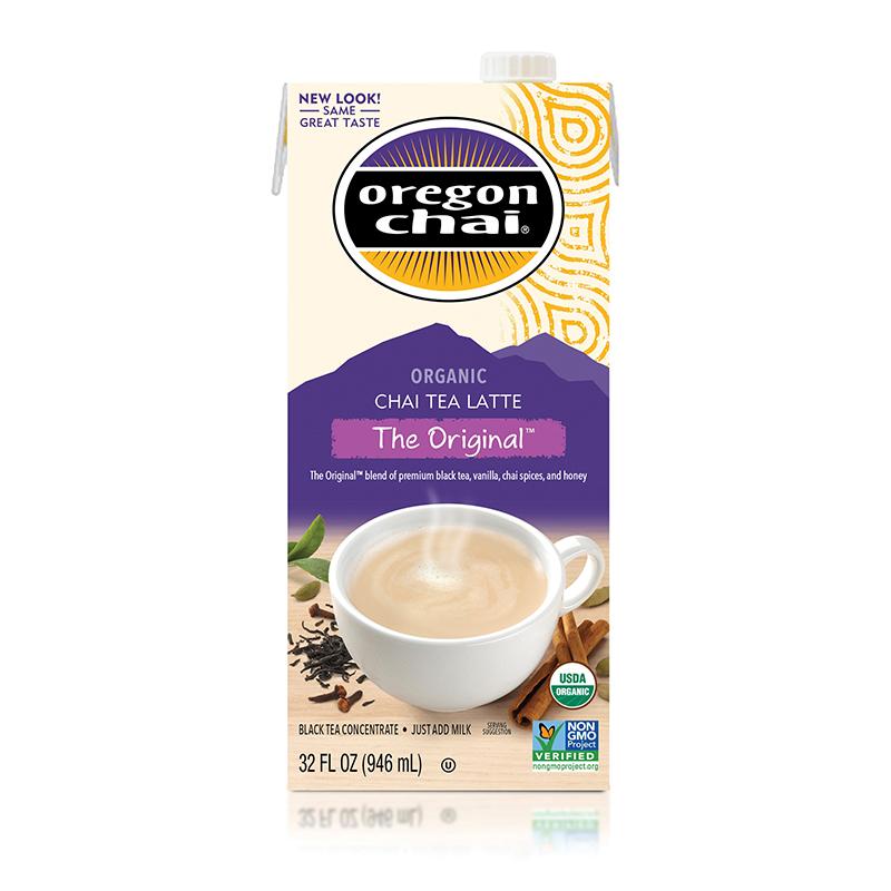 Oregon Chai Original Chai Tea Latte Concentrate (32oz)-Liquid Base & Purees-Oregon Chai-Restaurant Supply Drop