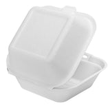 PFAS Free Compostable 6''x6'' Bagasse Food Containers - Karat Earth - 500 ct-To-Go Packaging-Karat-Restaurant Supply Drop