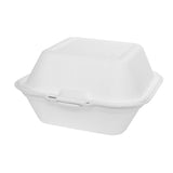 PFAS Free Compostable 6''x6'' Bagasse Food Containers - Karat Earth - 500 ct-To-Go Packaging-Karat-Restaurant Supply Drop