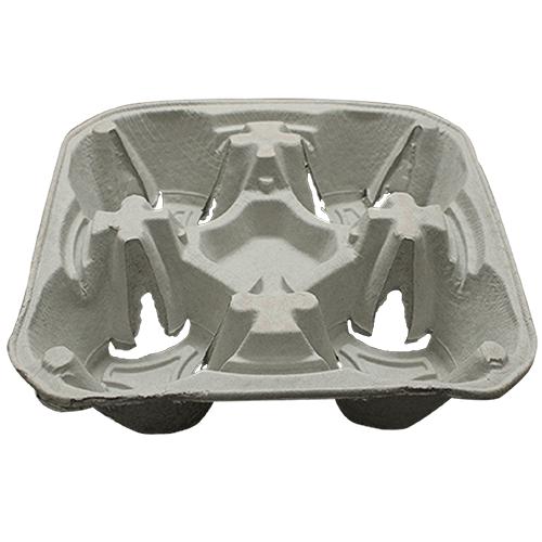 Pactiv Cup Holder - 4 cups (8oz - 32oz) - 300 ct-Cup Accessories-Karat-Restaurant Supply Drop