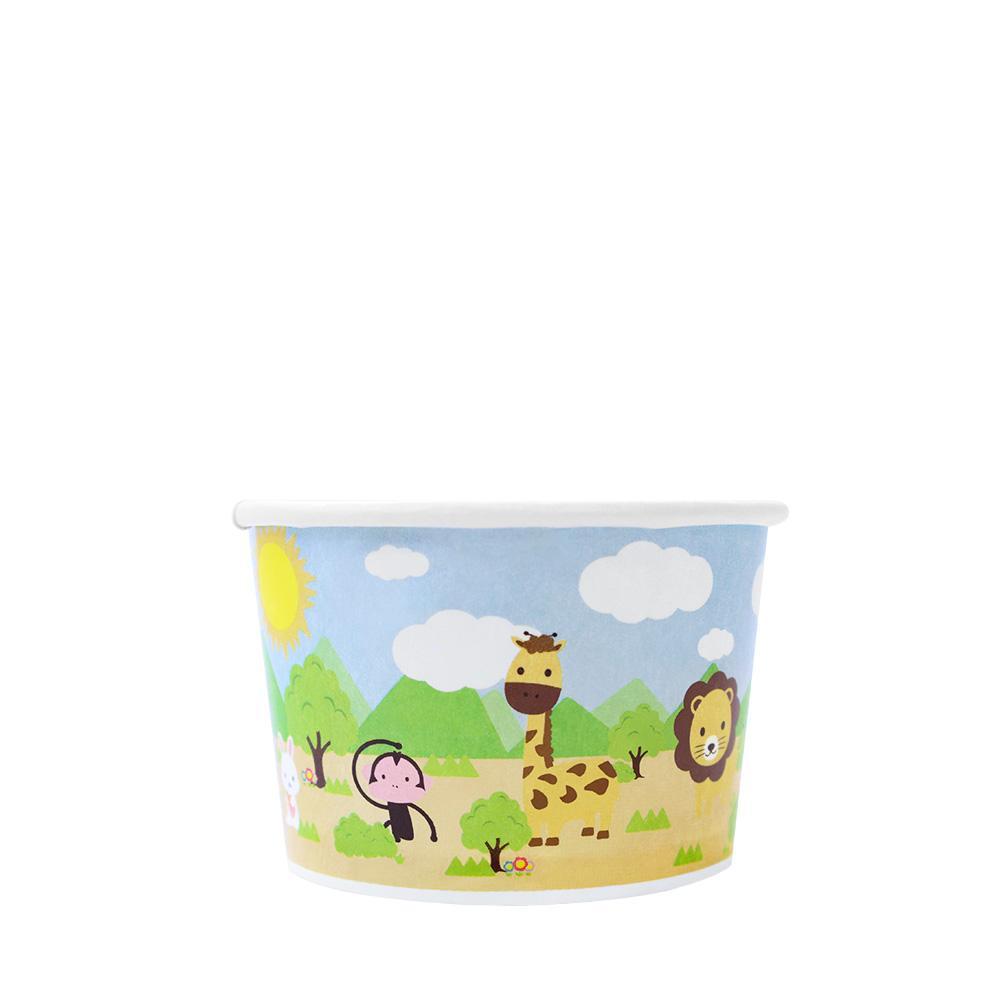 Paper Food Containers - 4oz Food Containers - Safari (76mm) - 1,000 ct-To-Go Packaging-Karat-Restaurant Supply Drop
