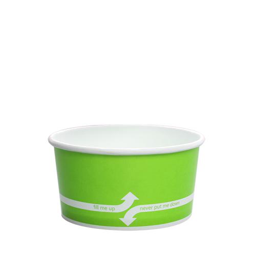 Paper Food Containers - 6oz Food Containers - Green (96mm) - 1,000 ct-To-Go Packaging-Karat-Restaurant Supply Drop