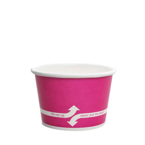 Paper Food Containers - 8oz Food Containers - Pink (95mm) - 1,000 ct-To-Go Packaging-Karat-Restaurant Supply Drop
