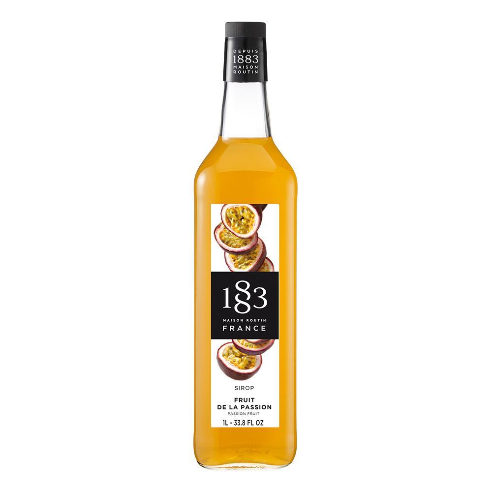 Passion Fruit Syrup 1883 Maison Routin - 1 Liter Bottle-Syrups-1883 Maison Routin-Restaurant Supply Drop