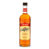 Peach DaVinci Gourmet Syrup Bottle - 750mL-Syrups-DaVinci Gourmet-Restaurant Supply Drop