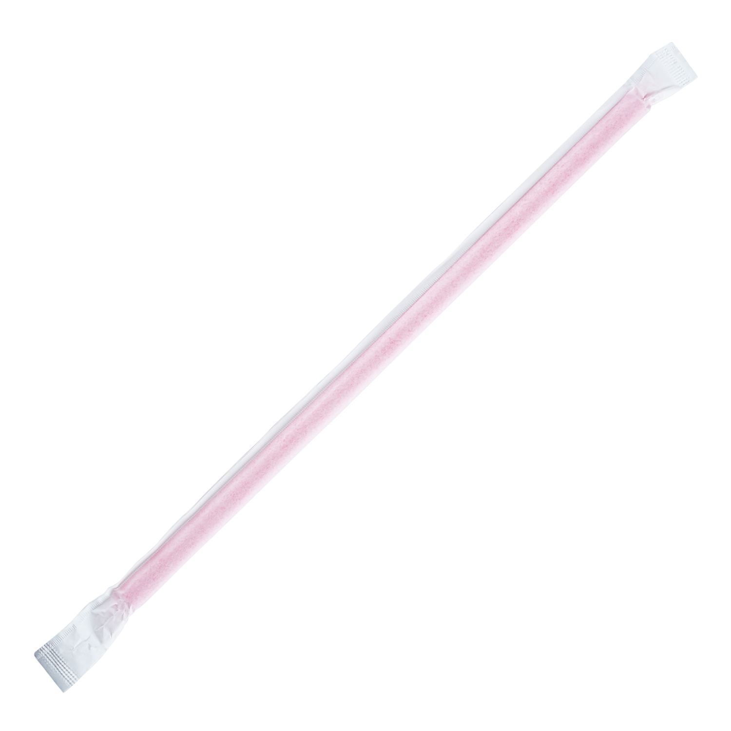 Pink Plastic Straws 9'' Giant Straws (8mm) Paper Wrapped - Pink - 2,500 count-Straws & Stirrers-Karat-Restaurant Supply Drop