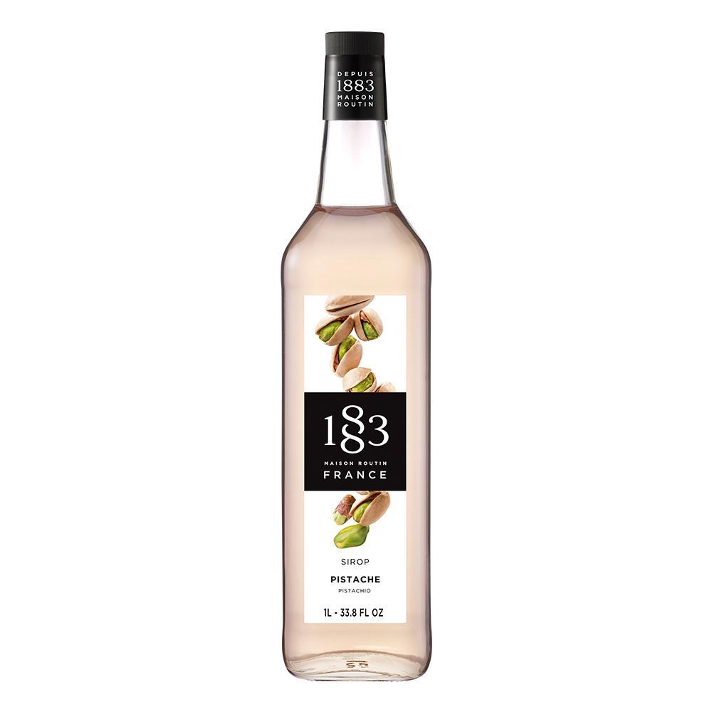 Pistachio Syrup 1883 Maison Routin - 1 Liter Bottle-Syrups-1883 Maison Routin-Restaurant Supply Drop