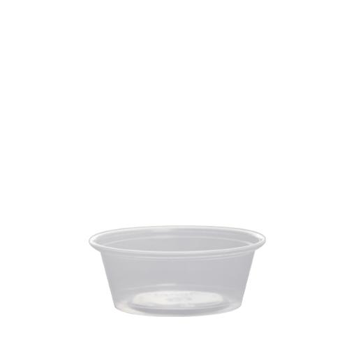 Plastic Portion Cups - 1.5oz PP Portion Cups - Clear - 2,500 ct-To-Go Packaging-Karat-Restaurant Supply Drop