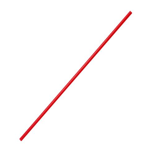 Plastic Stir Straws 7.5'' Stir Straw (3mm) - Red - 5,000 count-Straws & Stirrers-Karat-Restaurant Supply Drop