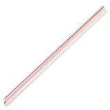 Plastic Straws 7.5'' Bubble Tea Straws (10mm) - Mixed Striped Colors - 4,500 count-Straws & Stirrers-Karat-Restaurant Supply Drop