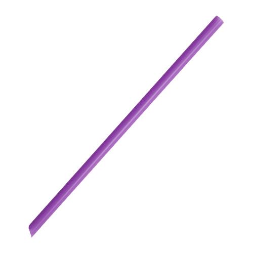 Plastic Straws 7.75'' Giant Straws (8mm) Poly Wrapped - Purple - 5,000 count-Straws & Stirrers-Karat-Restaurant Supply Drop
