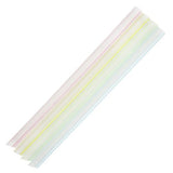 Plastic Straws 9'' Bubble Tea Straws (10mm) - Mixed Striped Colors - unwrapped - 1,600 count-Straws & Stirrers-Karat-Restaurant Supply Drop