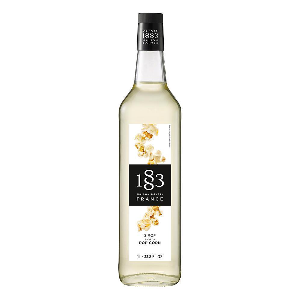 Popcorn Syrup 1883 Maison Routin - 1 Liter Bottle-Syrups-1883 Maison Routin-Restaurant Supply Drop