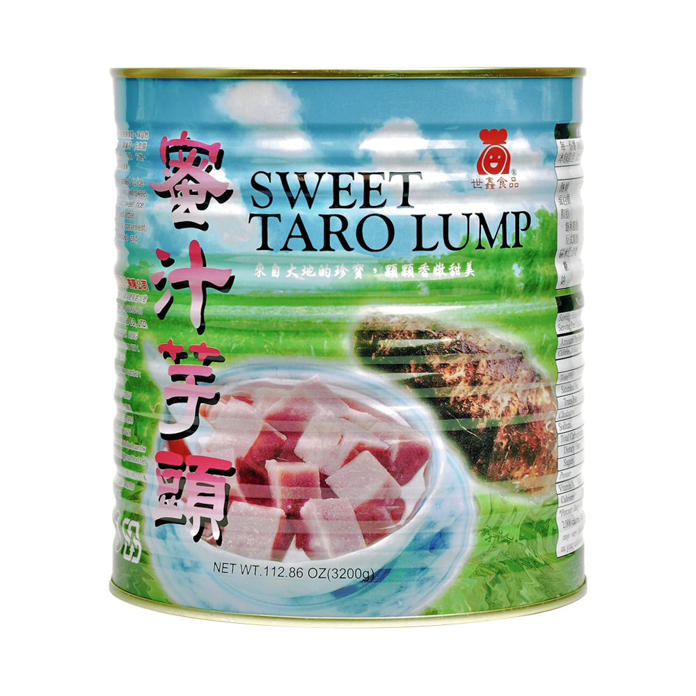 Premium Sweet Taro Chopped Lumps (7.05 lbs)-Canned Toppings-Tea Zone-Restaurant Supply Drop