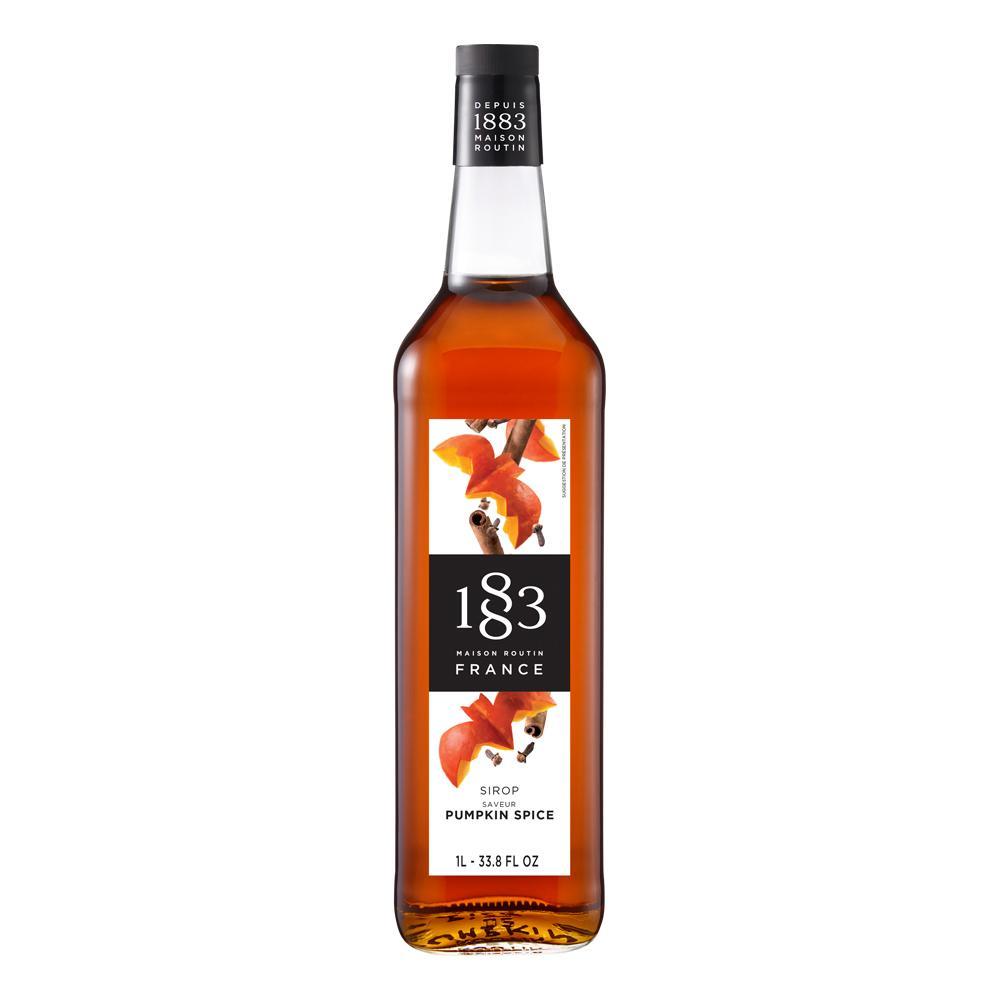 Pumpkin Spice Syrup 1883 Maison Routin - 1 Liter Bottle-Syrups-1883 Maison Routin-Restaurant Supply Drop