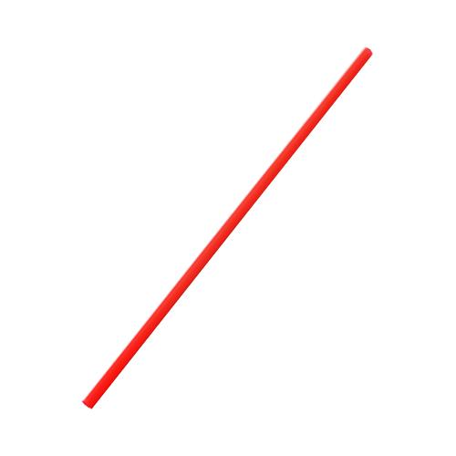 Red Stir Straws - Karat 5.25'' Stirrer Straws (3mm) - Red - 10,000 ct-Straws & Stirrers-Karat-Restaurant Supply Drop