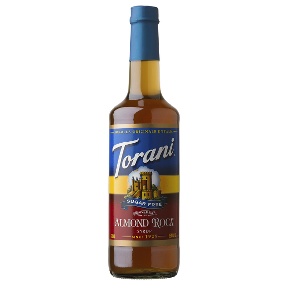 Torani Sugar Free Almond Roca Syrup - 750 ml Bottle-torani