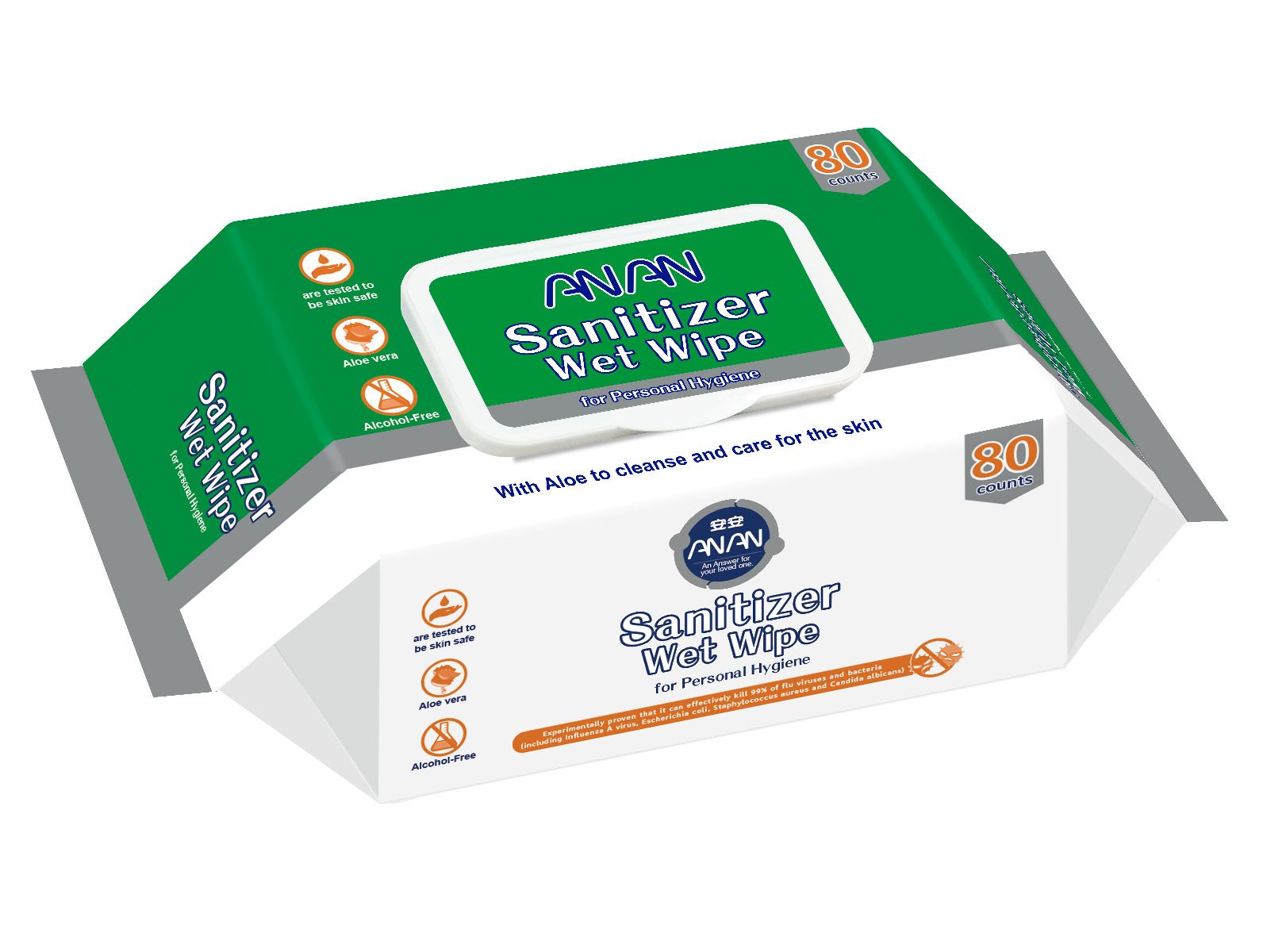 Sanitizer Wipes for Restaurants - 12 Disinfectant Packs of 80 Sanitizing Wipes - 960 count-Janitorial & Sanitation-Restaurant Supply Drop-Restaurant Supply Drop