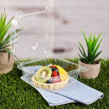 Small PLA Compostable Carry Out Containers - 6''x6'' - Karat Earth - 500 ct-To-Go Packaging-Karat-Restaurant Supply Drop