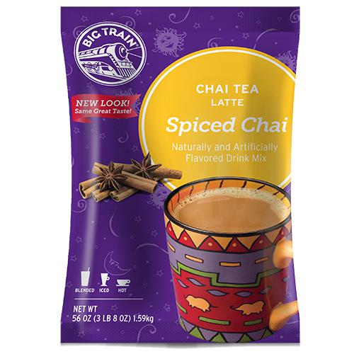 Spiced Chai Tea Latte - Big Train Mix - Bag 3.5 pounds-Powdered Base-Big Train-Restaurant Supply Drop