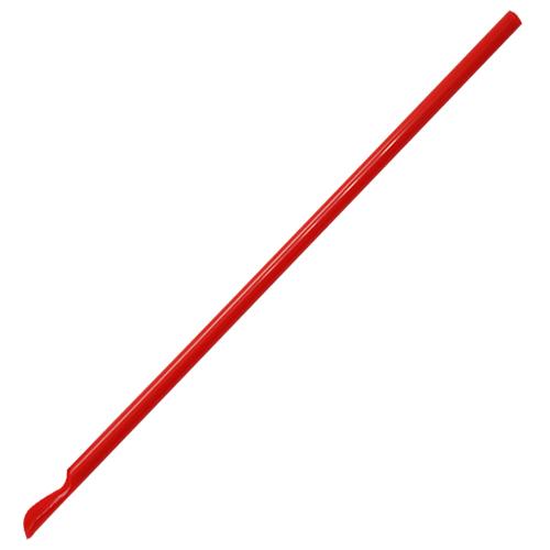 Spoon Straws - 9.45'' Plastic Spoon Straws (6.5mm) - 10,000 count-Straws & Stirrers-Karat-Restaurant Supply Drop