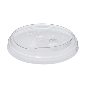 Karat Strawless Sipper lids for 12-24oz PET Plastic cup - 98mm