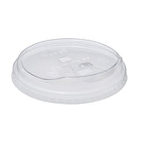 Karat Strawless Sipper lids for 12-24oz PET Plastic cup - 98mm Straw Substitute-karat