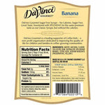 Sugar Free Banana DaVinci Syrup Bottle - 750mL-Syrups-DaVinci Gourmet-Restaurant Supply Drop