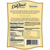 Sugar Free Banana DaVinci Syrup Bottle - 750mL-Syrups-DaVinci Gourmet-Restaurant Supply Drop