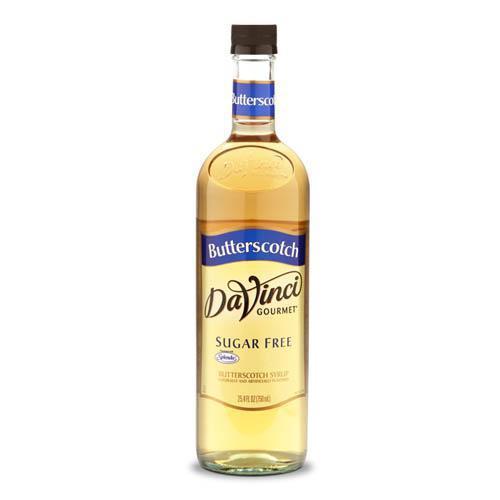 Sugar Free Butterscotch DaVinci Syrup Bottle - 750mL-Syrups-DaVinci Gourmet-Restaurant Supply Drop