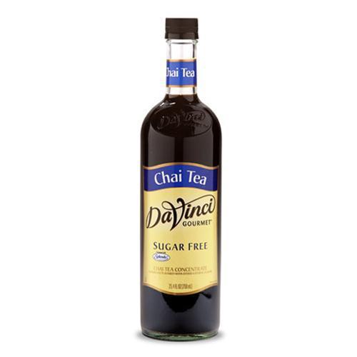 Sugar Free Chai Tea Concentrate DaVinci Bottle - 750mL-Syrups-DaVinci Gourmet-Restaurant Supply Drop