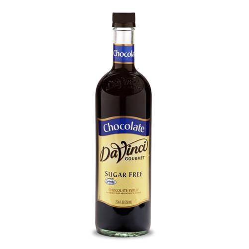 Sugar Free Chocolate DaVinci Syrup Bottle - 750mL-Syrups-DaVinci Gourmet-Restaurant Supply Drop