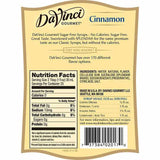 Sugar Free Cinnamon DaVinci Syrup Bottle - 750mL-Syrups-DaVinci Gourmet-Restaurant Supply Drop