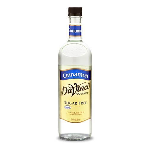 Sugar Free Cinnamon DaVinci Syrup Bottle - 750mL-Syrups-DaVinci Gourmet-Restaurant Supply Drop