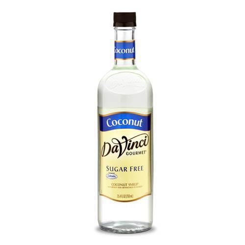 Sugar Free Coconut DaVinci Syrup Bottle - 750mL-Syrups-DaVinci Gourmet-Restaurant Supply Drop