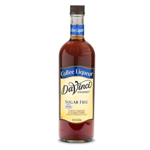 Sugar Free Coffee Liqueur DaVinci Syrup Bottle - 750mL-Syrups-DaVinci Gourmet-Restaurant Supply Drop