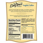Sugar Free English Toffee DaVinci Syrup Bottle - 750mL-Syrups-DaVinci Gourmet-Restaurant Supply Drop