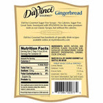 Sugar Free Gingerbread DaVinci Syrup Bottle - 750mL-Syrups-DaVinci Gourmet-Restaurant Supply Drop