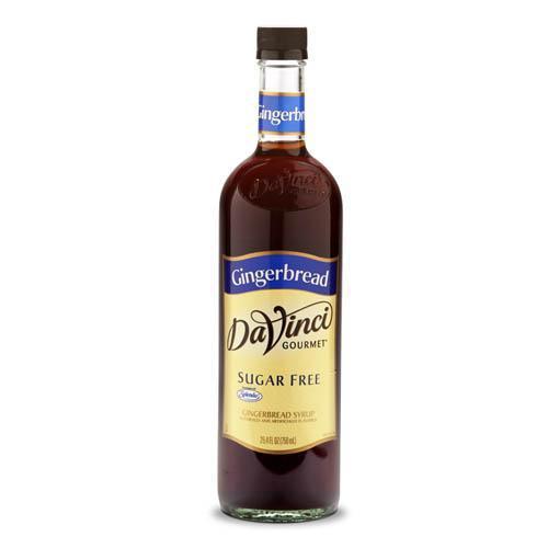 Sugar Free Gingerbread DaVinci Syrup Bottle - 750mL-Syrups-DaVinci Gourmet-Restaurant Supply Drop